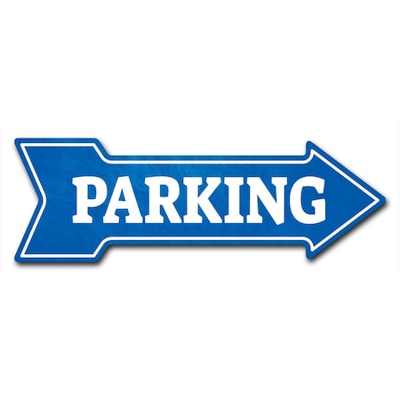 Parking Arrow Decal Funny Home Decor 18in Wide